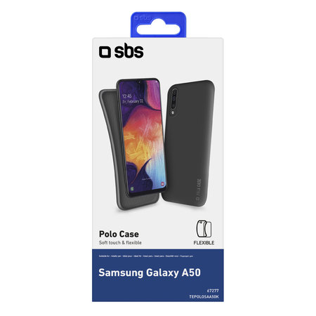SBS - Polo ovitek za Samsung Galaxy A50, črn