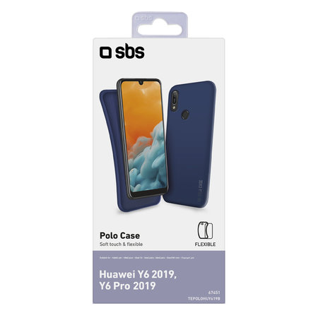 SBS - Polo ovitek za Huawei Y6 2019, Y6 Pro 2019, moder