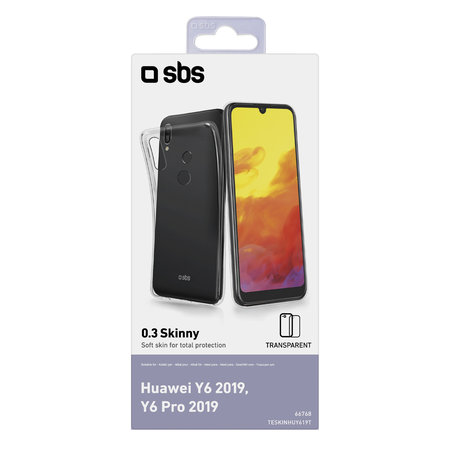 SBS - Ovitek Skinny za Huawei Y6 2019, Y6 Pro 2019, prozoren