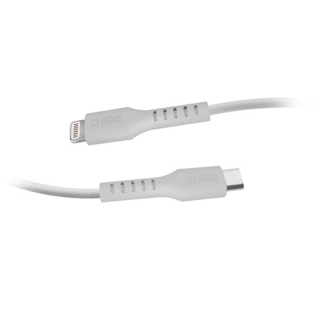 SBS - Kabel Lightning / USB-C (2m), bel