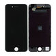Zaslon In-Cell za iPhone 6, Black, Steklo na dotik z okvirjem, FixPremium