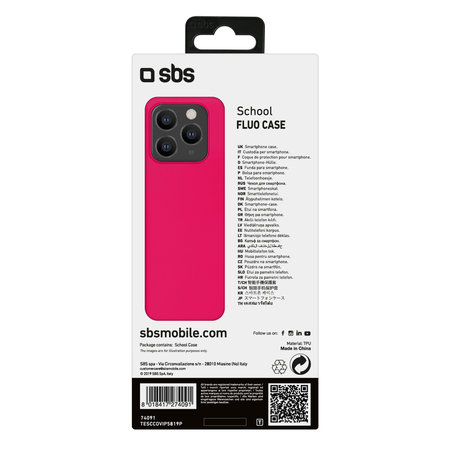 SBS - Šolski ovitek za iPhone 11 Pro, roza