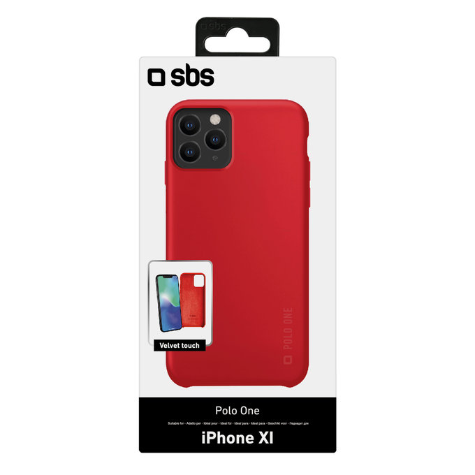 SBS - Ovitek Polo One za iPhone 11 Pro, rdeč