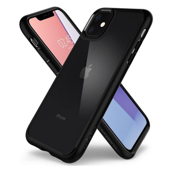 Spigen - Ovitek Ultra Hybrid za iPhone 11, črna