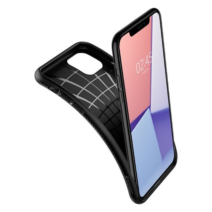 Spigen - Ovitek Liquid Air za iPhone 11 Pro, črna