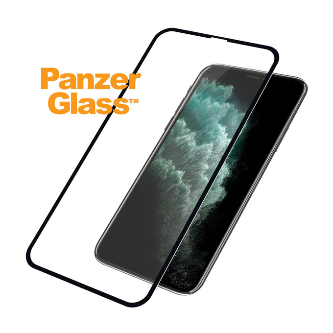PanzerGlass - Kaljeno Steklo Case Friendly za iPhone XS Max in 11 Pro Max, črn