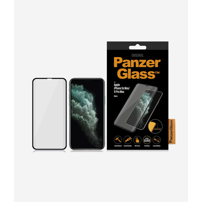 PanzerGlass - Tempered Glass Standard Fit za iPhone XS Max in 11 Pro Max, črno