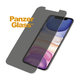 PanzerGlass - Kaljeno Steklo Privacy Standard Fit za iPhone XR in 11, transparent