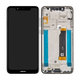 Nokia 5.1 Plus - LCD zaslon + steklo na dotik + okvir (Night black) - 20PDABW0002 Genuine Service Pack