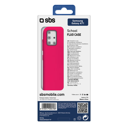 SBS - Šolski ovitek za Samsung Galaxy A71, roza