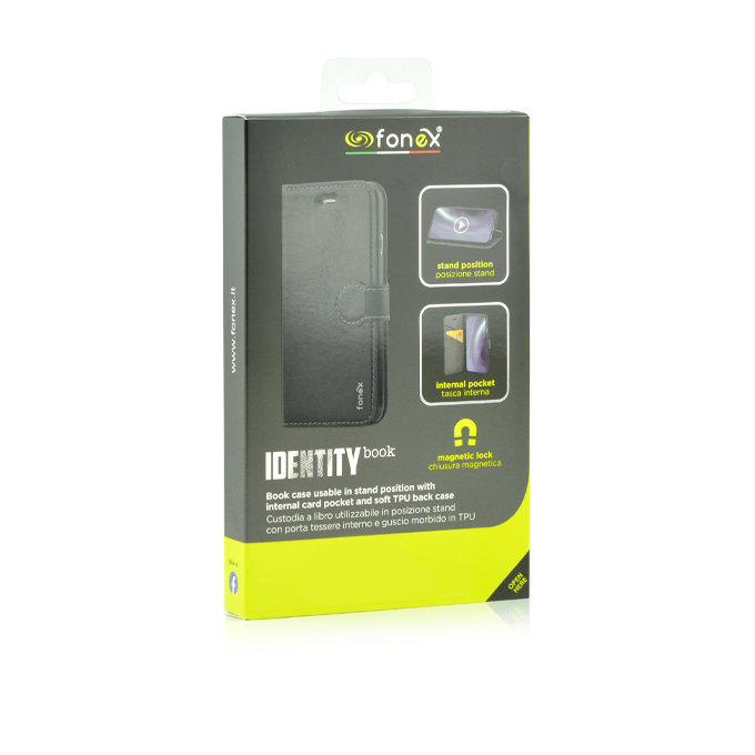 Fonex - Ovitek Book Identity za Honor 20, Honor 20s, Huawei Nova 5T, črn