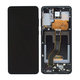 Samsung Galaxy S20 Plus G985F - LCD zaslon + steklo na dotik + okvir (Cosmic Black) - GH82-22134A, GH82-22145A, GH82-31441A Genuine Service Pack
