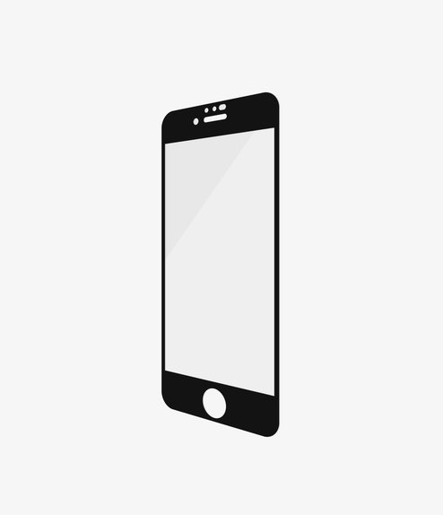 PanzerGlass - Kaljeno Steklo Case Friendly AB za iPhone 6, 6s, 7, 8, SE 2020 in SE 2022, črn