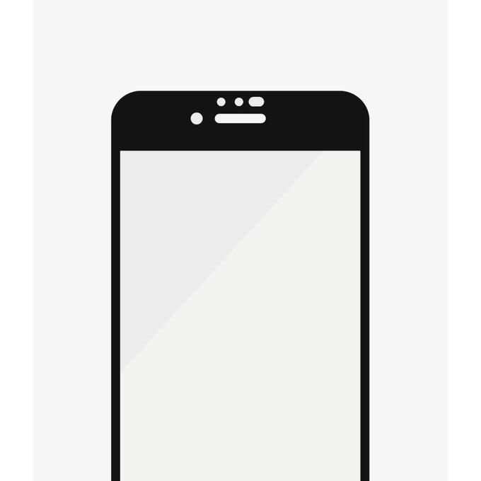 PanzerGlass - Kaljeno Steklo Case Friendly AB za iPhone 6, 6s, 7, 8, SE 2020 in SE 2022, črn