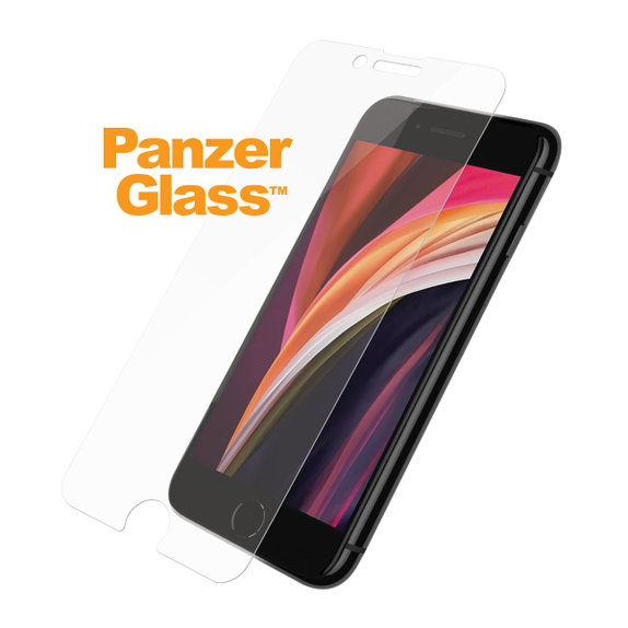 PanzerGlass - Kaljeno Steklo Standard Fit za iPhone SE 2020, 8, 7, 6s, 6, transparent