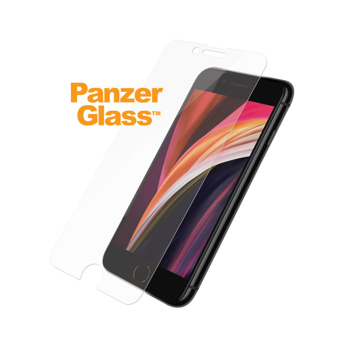 PanzerGlass - Kaljeno Steklo Standard Fit za iPhone SE 2020, 8, 7, 6s, 6, transparent