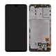 Samsung Galaxy A41 A415F - LCD zaslon + steklo na dotik + okvir (Prism Crush Black) - GH82-22860A, GH82-23019A Genuine Service Pack