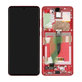 Samsung Galaxy S20 Plus G985F - LCD zaslon + steklo na dotik + okvir (Aura Red) - GH82-22134G, GH82-22145G Genuine Service Pack