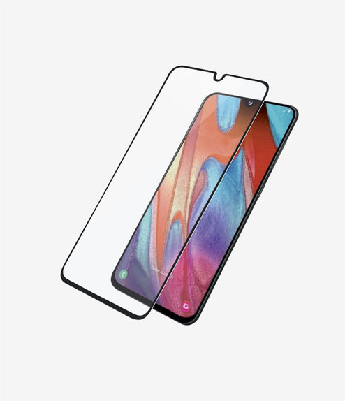 PanzerGlass - Kaljeno Steklo Case Friendly za Samsung Galaxy A41, črn