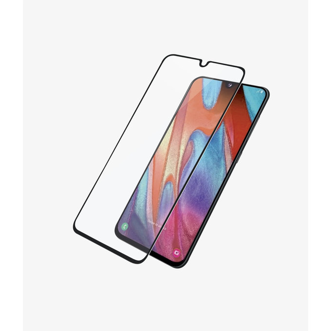 PanzerGlass - Kaljeno Steklo Case Friendly za Samsung Galaxy A41, črn