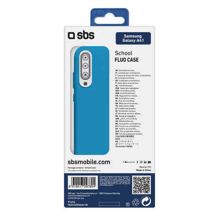 SBS - Šolski ovitek za Samsung Galaxy A41, moder