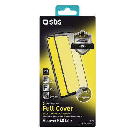 SBS - Tempered Glass Full Cover za Huawei P40 Lite, črna