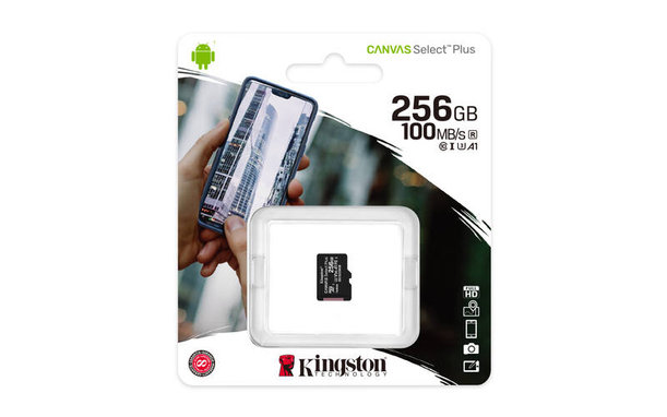 Kingston - MicroSDXC Pomnilniške kartice Canvas Select Plus 256 GB