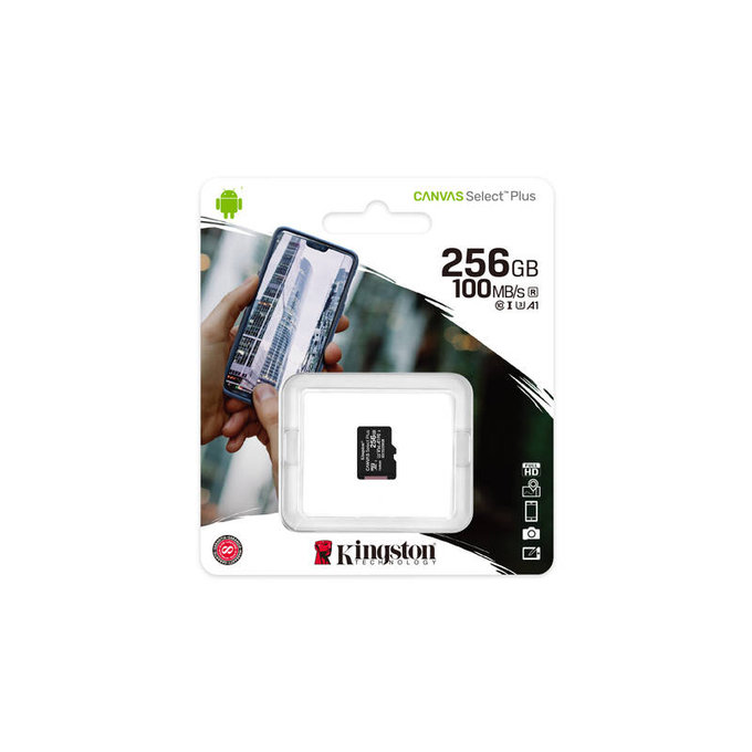 Kingston - MicroSDXC Pomnilniške kartice Canvas Select Plus 256 GB