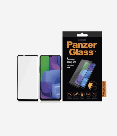 PanzerGlass - Kaljeno Steklo Case Friendly za Samsung Galaxy A21s, črn