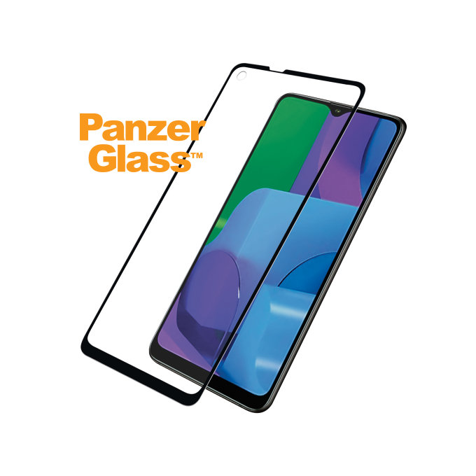 PanzerGlass - Kaljeno Steklo Case Friendly za Samsung Galaxy A21s, črn