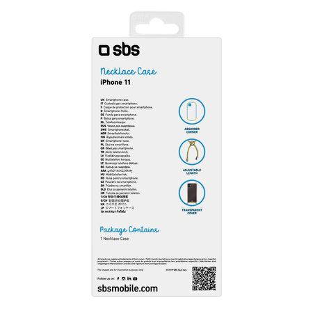 SBS - Šolski ovitek za iPhone 11, rumen