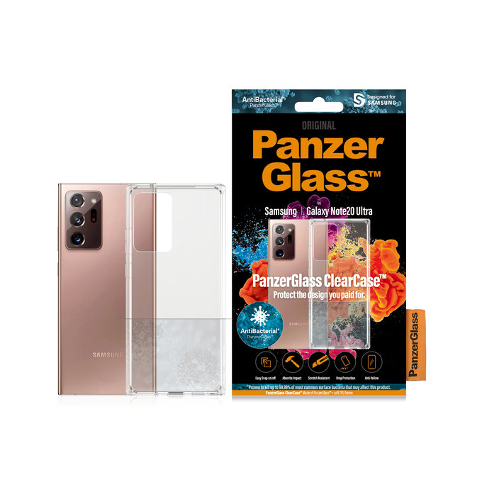 PanzerGlass - Ovitek ClearCase za Samsung Galaxy Note 20 Ultra, prozoren