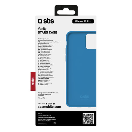 SBS - Vanity case za iPhone 11 Pro, modra
