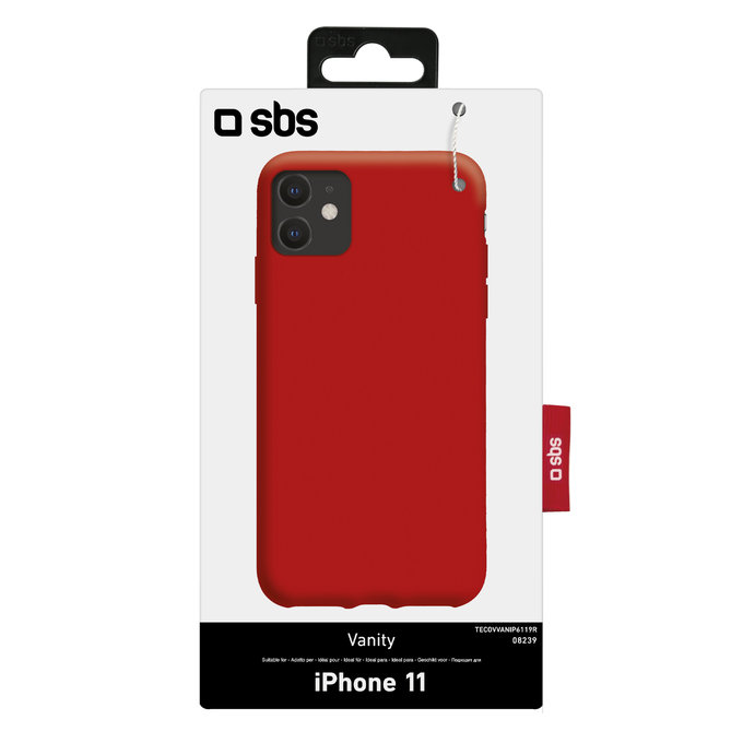 SBS - Vanity case za iPhone 11, rdeča
