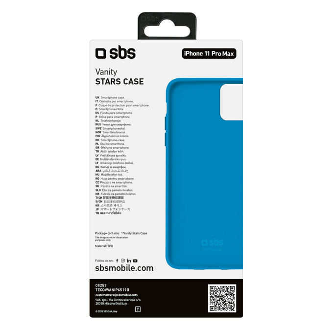 SBS - Vanity case za iPhone 11 Pro Max, modra