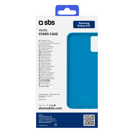 SBS - Vanity case za Samsung Galaxy A41, modra
