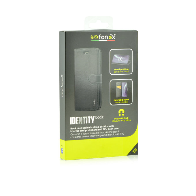 Fonex - Ovitek Book Identity za Samsung Galaxy A20e, črn