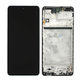 Samsung Galaxy M51 M515F - LCD zaslon + steklo na dotik + okvir (Celestial Black) - GH82-23568A, GH82-24168A, GH82-24166A Genuine Service Pack