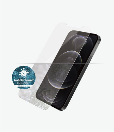 PanzerGlass - Kaljeno Steklo Standard Fit AB za iPhone 12 in 12 Pro, transparent