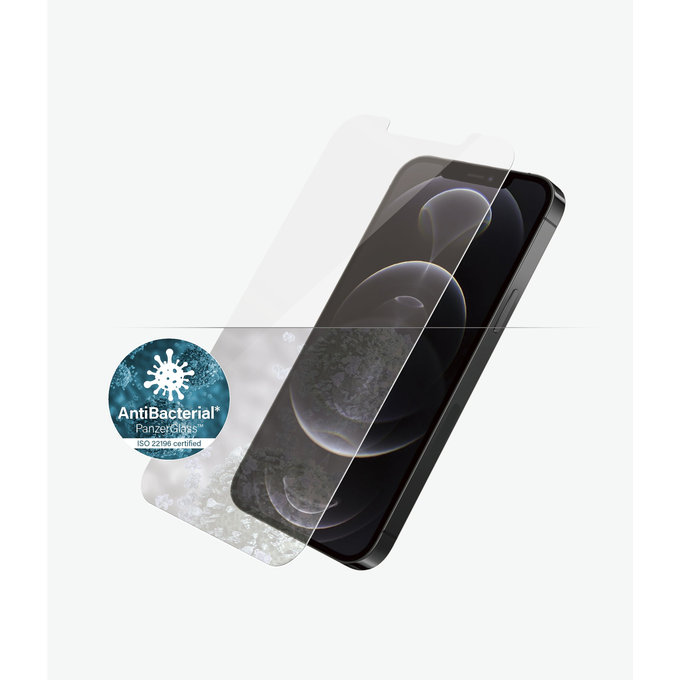 PanzerGlass - Kaljeno Steklo Standard Fit AB za iPhone 12 in 12 Pro, transparent