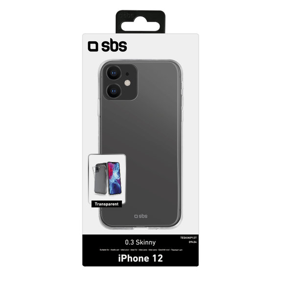 SBS - Ovitek Skinny za iPhone 12 mini, prozoren