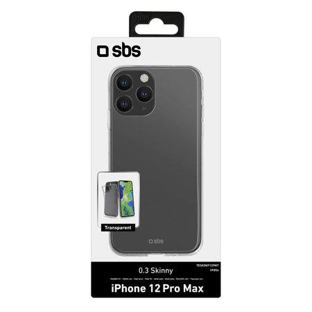 SBS - Ovitek Skinny za iPhone 12 Pro Max, prozoren