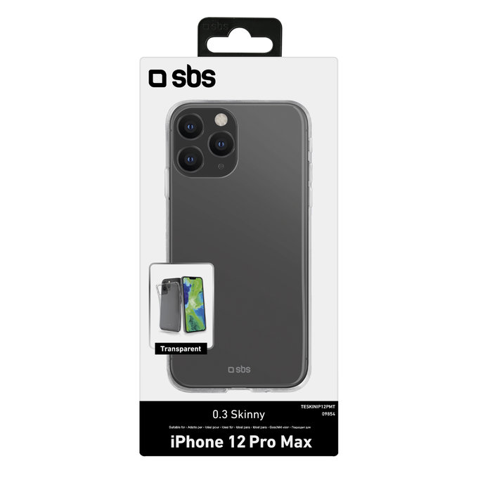 SBS - Ovitek Skinny za iPhone 12 Pro Max, prozoren