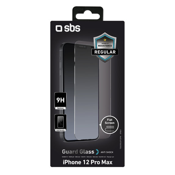 SBS - Tempered Glass za iPhone 12 Pro Max, prozorno