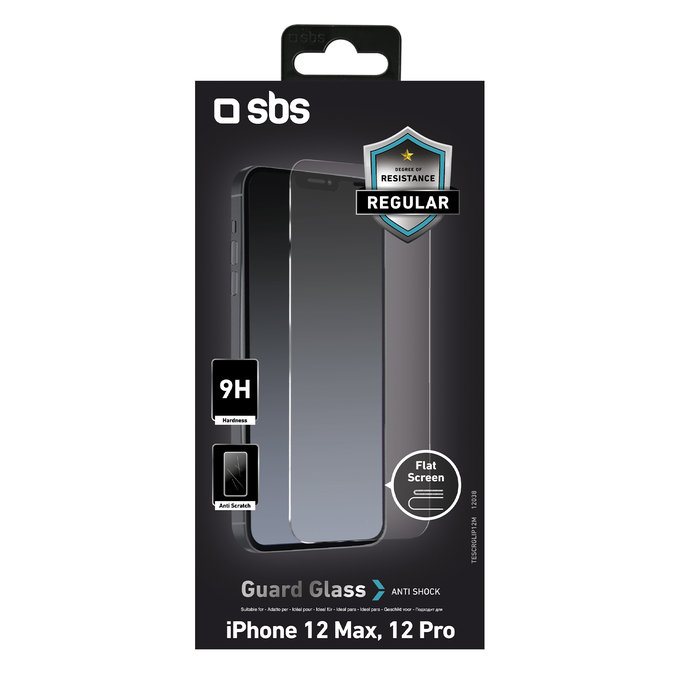 SBS - Tempered Glass za iPhone 12 in 12 Pro, prozorno