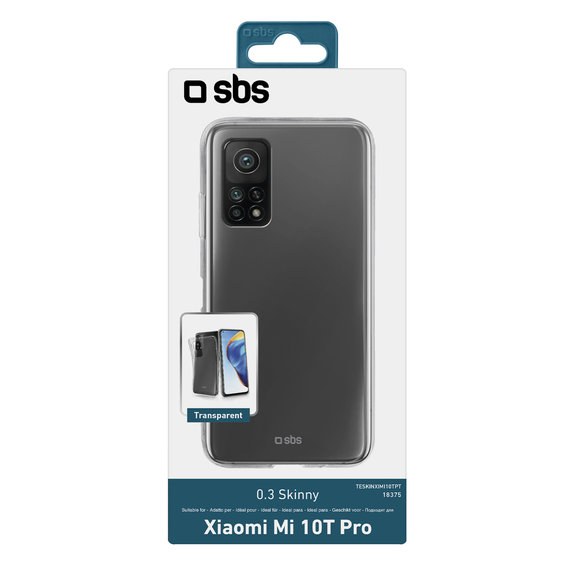 SBS - Skinny ovitek za Xiaomi Mi 10T Pro, prozoren