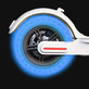 Xiaomi Mi Electric Scooter 1S, 2 M365, Essential, Pro, Pro 2 - Vzdržljiva polna pnevmatika brez zračnic (Blue Fluorescent)