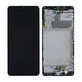 Samsung Galaxy A42 5G A426B - LCD zaslon + steklo na dotik + okvir (Prism Dot Black) - GH82-24375A, GH82-24376A Genuine Service Pack
