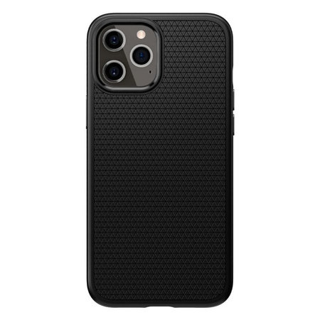 Spigen - Ovitek Liquid Air za iPhone 12 Pro Max, črna