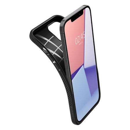 Spigen - Ovitek Liquid Air za iPhone 12 Pro Max, črna
